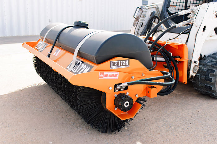 Broce Brooms Hydraulic Skid Steer Angle Broom