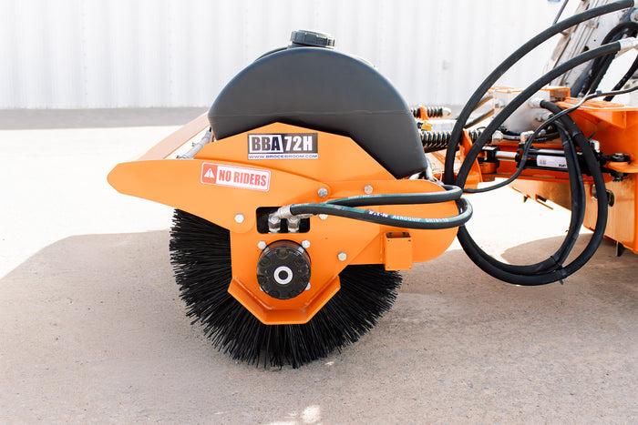 Broce Brooms Hydraulic Skid Steer Angle Broom